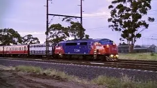 V/Line A class Diesel Locomotive & Passenger Train - PoathTV Australian Railways