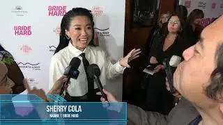 Sherry Cola Carpet Interview at Bride Hard Premiere