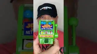 👂ASMR CANDY JACKPOT SLOT MACHINE WITH FRUITY FLAVORS EATING SOUNDS👂#shorts #asmr