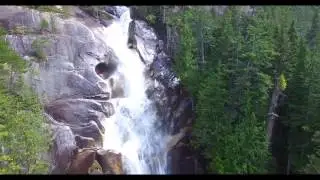 Shannon Falls Aerial Drone, Squamish, B.C., Canada by RSamson. Waterfalls, Dji Phantom Drone
