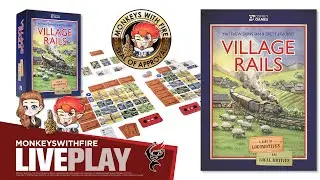 VILLAGE RAILS - OSPREY GAMES | BOARD GAME LIVE PLAY |