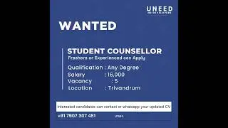uneed student counsellor