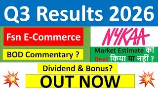 NYKAA q3 results 2026 | Fsn E-Commerce Q3 results today | NYKAA Share News | NYKAA Share latest news