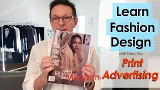 Learn Fashion Marketing ~ Study Fashion Design Online ~ Print Advertising Campaigns ~ Magazines etc.