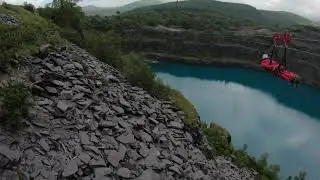 Zip World - Velocity 1 Zip Line ( Penrhyn Quarry )