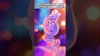 Embrace of Forbidden Elements: When Water Loves Fire💧🔥#shorts #animation  #elemental #plot #scifi