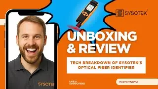 Optical Fiber Identifier (OFI) with Built-in Visual Fault Locator Unbox Video