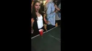 Crazy Last SHOT of Beer Pong Final +Aftermath HD HQ