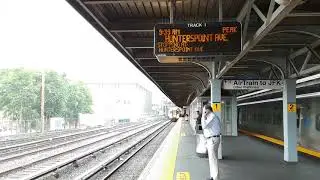 Long Island Railroad: Extra 9:39am Hunterspoint Avenue Train arriving at Jamaica