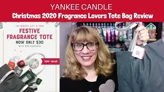 Yankee Candle Christmas 2020 Fragrance Lovers Tote Bag Review