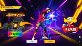 New Blade from Heart Duo Emote Faded Wheel 1 Spin Trick 🤩 | New Faded Wheel Event Today Free Fire 