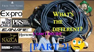 10 GUITAR cable comparison [PART 2/2]