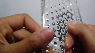 Wholesale TPU iPhone 4 Bubble Case Skin Cover Black/Siver
