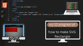 How To Make SVG Rectangle in html with learnbyshyam