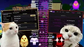 [PATCHED] Blox Fruits Script | Inf Candy, Auto Egg (Banana Cat & Hoho Hub) - Showcase