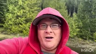 day 2 of camping on a private lake
