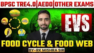 EVS | Food Cycle & Food Web Explained | BPSC TRE 4.0 | AEDO & Other Exams | RK Mishra Sir