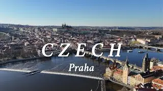FLYING OVER Praha CZECH