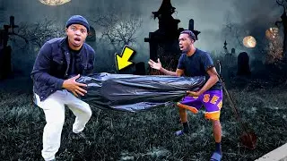 BEGGING MY BROTHERS TO HELP ME HIDE A BODY PRANK!! *INSANE REACTION*