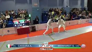 FE 2018 145 T08 01 M F Individual Shanghai CHN GP RED MEINHARDT USA vs Cassara ITA