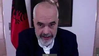 Albania Prime Minister Edi Rama and OSCE PA Secretary General Roberto Montella on OSCE Chairmanship