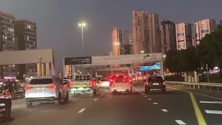 Entering into Al Nahda Dubai from Dubai- Sharjah Toll Gate 