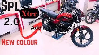 New splendor plus xtec 2.0 with new red colour , full detailed review, mileage , specifications