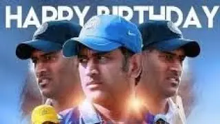 Happy Birthday ms dhoni whatsapp status | Dhoni birthday whatsapp status