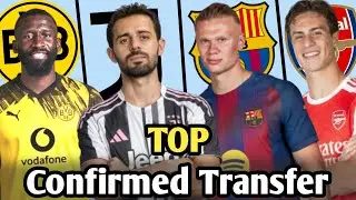 Confirmed Winter Transfer News 2025,✅ FT. HAALAND TO BARCELONA, YILDIZ TO ARSENAL...🤯🔥
