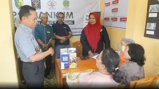 Pastikan Akses Keadilan, Kakanwil Kemenkum Kalteng Monitoring Posbankum Bukit Tunggal