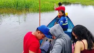 Indo no lago pescar