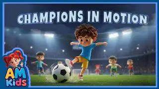 We Are Champions! 🏆 | Fun Sports Song for Kids | AM Kids Cartoon