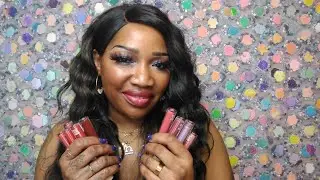 New! ShopMissA AOA Studio Lippies-New Formula & Colors w/Swatches on Dark Skin|WOC Friendly?