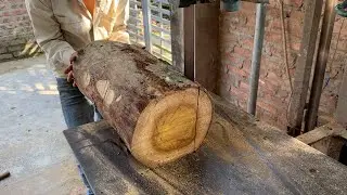 A Young Woodworking Talent Turns Bamboo Pipes into a Unique Table