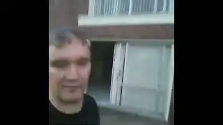Wild Man Chris Breaking A Window