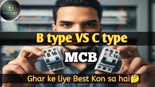 B-Type vs C-Type MCB: Ghar ke liye kon sa best hai? 🤔⚡#theelectrictalks 