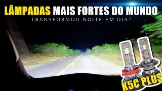MELHOR LED AUTOMOTIVO 2025? LÂMPADA K5C PLUS DA DAWNKNIGHT, TESTE REAL NA ESTRADA!!