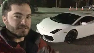 Snowboarding In My New Lamborghini Here