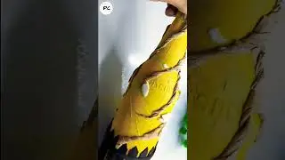 Nature inspired bottle art #shorts #bottleart #diy #craft #art #bottlecraft #pccraftsplanet
