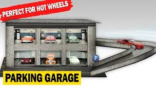 1/64 Scale Photo Real Parking Garage Diorama Model Building Tutorial