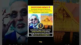 Sabarimala Gold Scam? Mallya Donation Mystery! #shorts