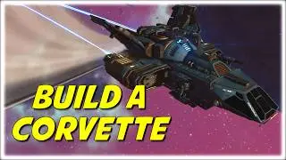 How to Build a CORVETTE in No Man's Sky. Voyagers Update.