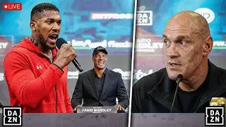 Anthony Joshua ERUPTS on Tyson Fury During Fury vs Fabio Wardley Press Conference