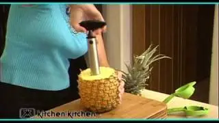 Gadget Gal&reg; shows you how to quickly core and slice a pineapple.