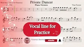 Private Dancer - Tina Turner (Piano Accompaniment) | Sheet music for Practice