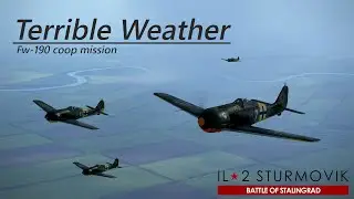Lost in the rain | Fw-190 CAS mission in Kuban | IL-2 Battle of Stalingrad