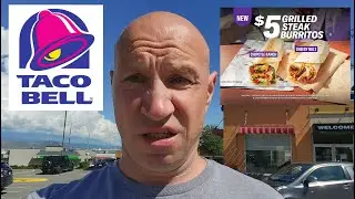 Taco Bell's New $5 Grilled Steak Burritos! (Cheesy Melt & Chipotle Ranch)