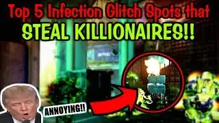 Top 5 Infection Glitch Spots That STEAL KILLIONAIRES!! - Halo 5: Guardians