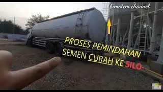 Ternyata Begini Proses Pemindahan Semen Curah dari Truck ke Silo Batching Plant