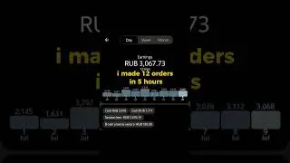 Income for 5 hours in a taxi in Russia